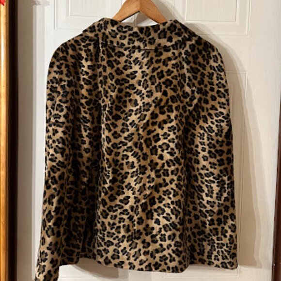 Beautiful Kate Landry Animal Print Poncho/Cloak/Drape/Wrap~ Fits "ALL" (CL) - Picture 4 of 6